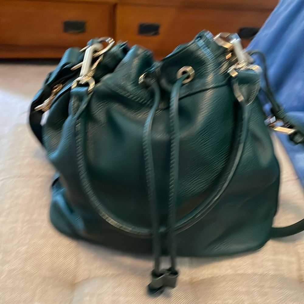 Ora Delphine pebbled leather bucket bag